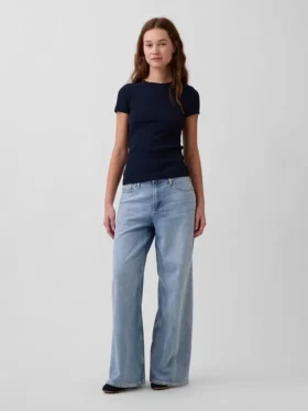 Modern geribd T-shirt