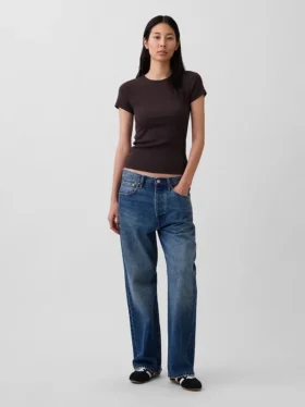 Modern geribd T-shirt
