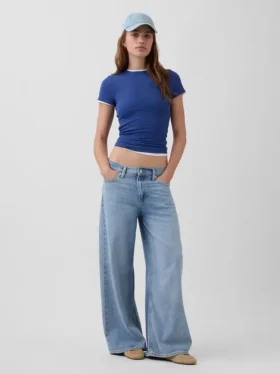 Modern geribd T-shirt