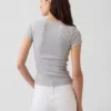 Modern geribd T-shirt