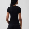 Modern geribd T-shirt