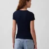 Modern geribd T-shirt