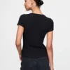 Modern geribd T-shirt