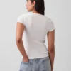 Modern geribd T-shirt