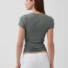 Modern geribd T-shirt
