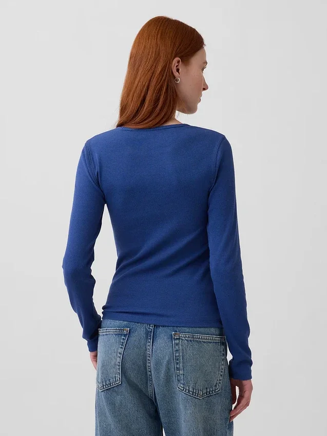 Modern geribd T-shirt