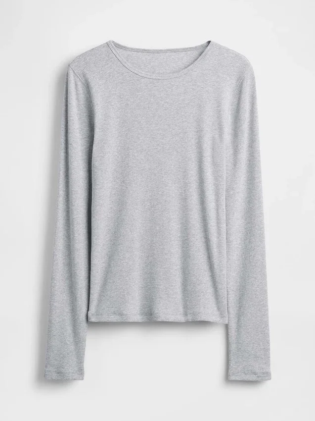 Modern geribd T-shirt
