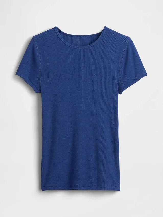 Modern geribd T-shirt