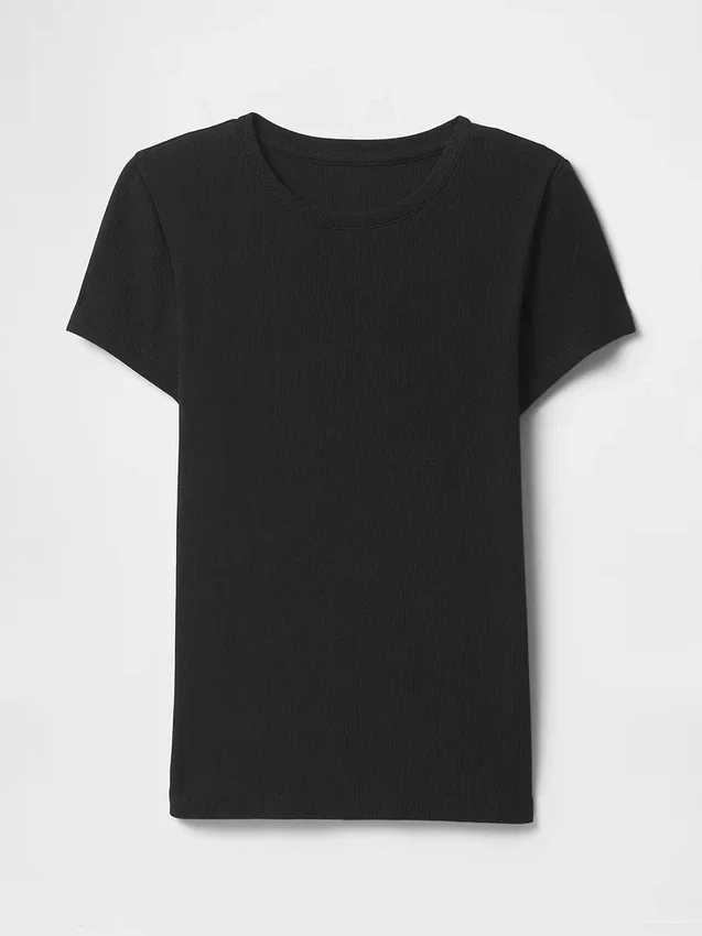 Modern geribd T-shirt