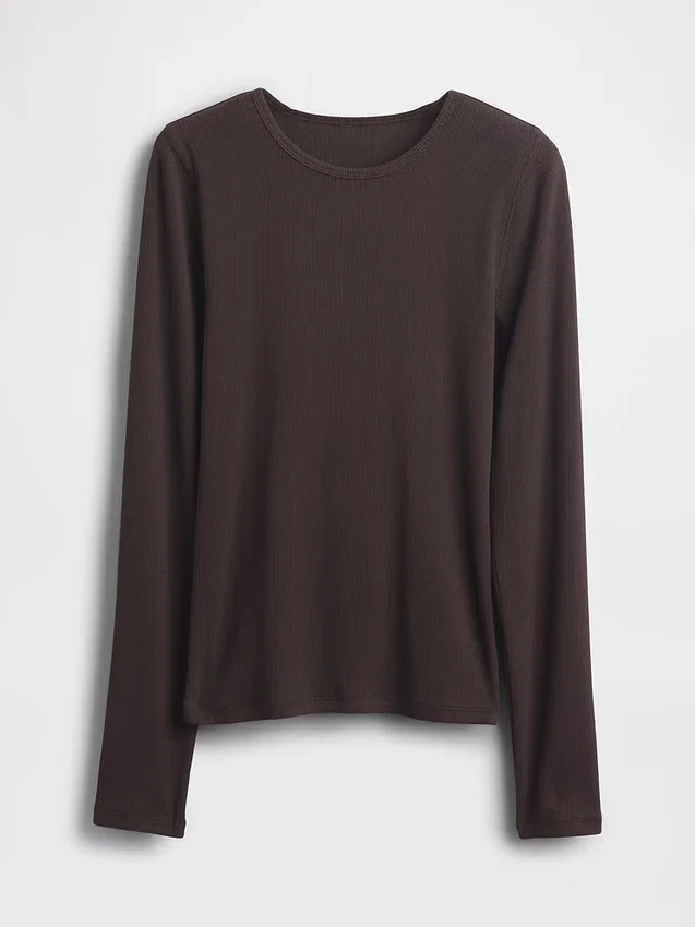 Modern geribd T-shirt