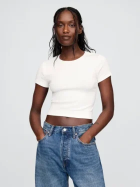 Modern kort T-shirt