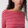 Modern T-shirt met boothals
