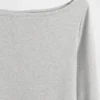 Modern T-shirt met boothals