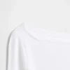 Modern T-shirt met boothals