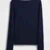 Modern T-shirt met boothals