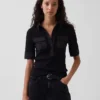 Modern T-shirt met mouwen tot aan de elleboog