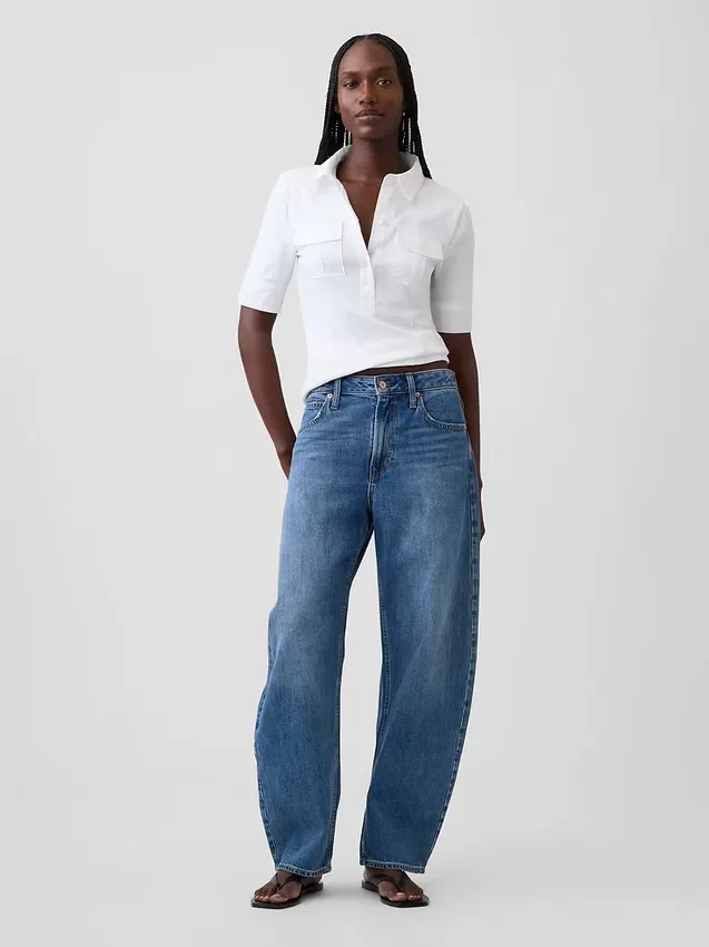 Modern T-shirt met mouwen tot aan de elleboog