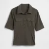 Modern T-shirt met mouwen tot aan de elleboog