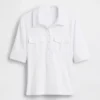 Modern T-shirt met mouwen tot aan de elleboog