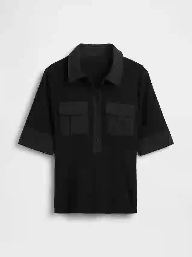 Modern T-shirt met mouwen tot aan de elleboog