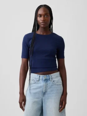 Modern T-shirt met ronde hals