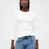 Modern T-shirt met ronde hals