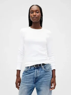 Modern T-shirt met ronde hals