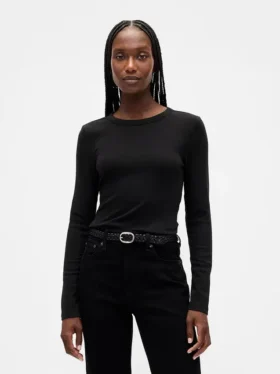 Modern T-shirt met ronde hals