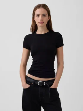 Modern T-shirt met ronde hals