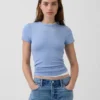 Modern T-shirt met ronde hals