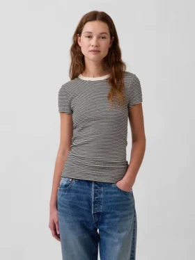 Modern T-shirt met ronde hals