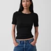 Modern T-shirt met ronde hals