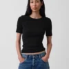 Modern T-shirt met ronde hals