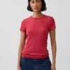Modern T-shirt met ronde hals