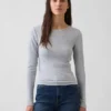Modern T-shirt met ronde hals
