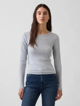 Modern T-shirt met ronde hals