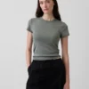 Modern T-shirt met ronde hals