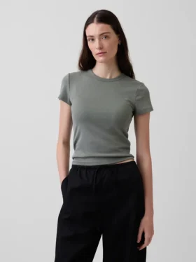 Modern T-shirt met ronde hals