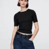 Modern T-shirt met ronde hals