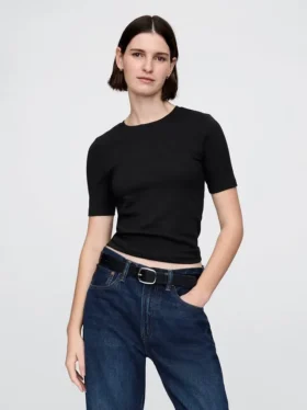 Modern T-shirt met ronde hals