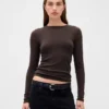 Modern T-shirt met ronde hals