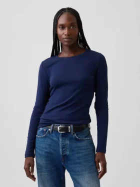 Modern T-shirt met ronde hals