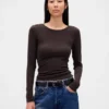 Modern T-shirt met ronde hals