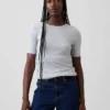 Modern T-shirt met ronde hals