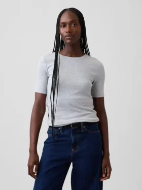Modern T-shirt met ronde hals