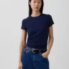 Modern T-shirt met ronde hals
