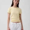 Modern T-shirt met ronde hals