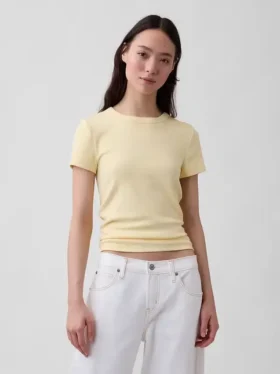 Modern T-shirt met ronde hals