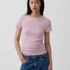 Modern T-shirt met ronde hals