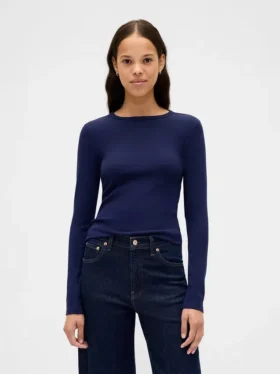 Modern T-shirt met ronde hals